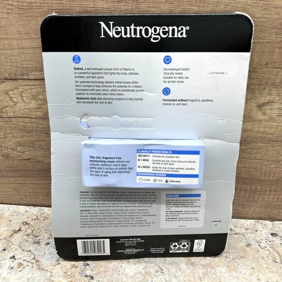 Neutrogena Rapid Wrinkle Repair Retinol Regenerating Cream 1.7 fl oz, 2-pack - Picture 2 of 11